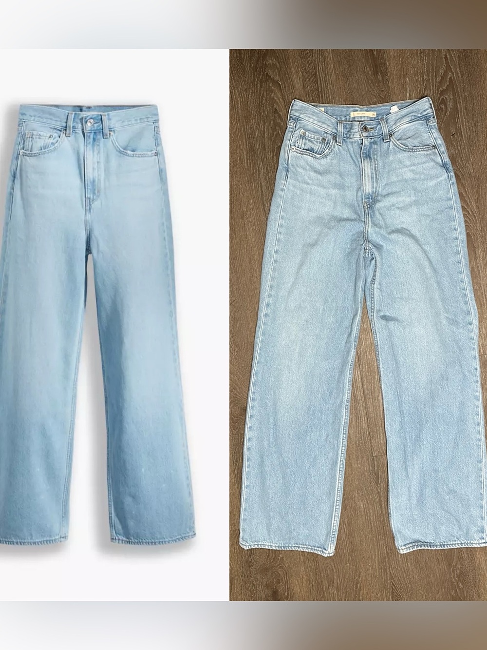 Levi's Premium Denim High waist loose blue jeans  Red Tag Capital E size 26 x 31